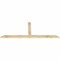 Ekena Millwork Portland Rough Sawn Timber Gable Bracket, Douglas Fir, 84"W x 31"H x 2"D x 4"F, 9/12 Pitch GBW084X31X0204POR00RDF - alternate 3